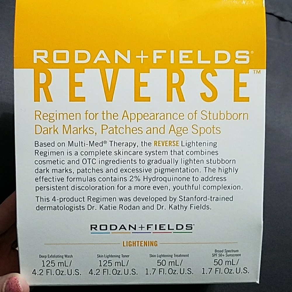 Reverse Brightening Regimen by RF